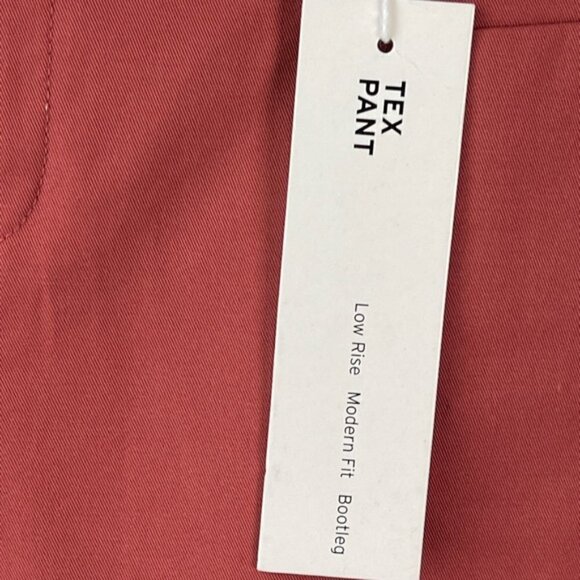 CLUB Monaco low rise modern fit bootleg Tex pant in desert Rose size 4 NEW - Picture 9 of 13